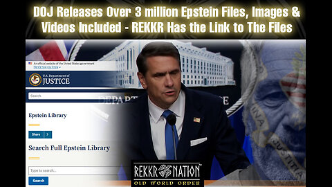 Pedophiles: DOJ Releases Over 3 million Epstein Files, Images and Videos Included...