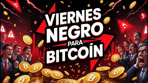 🚨VIERNES NEGRO PARA LOS MERCADOS Y PARA BITCOIN...QUE PUEDE PASAR? EMPIEZA EL BEAR MARKET?⚡️