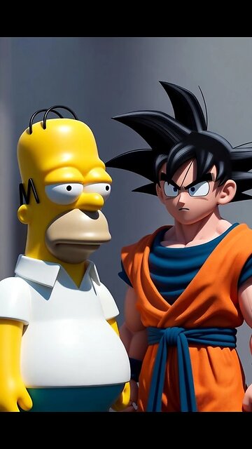homer e goku