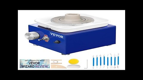 VEVOR Mini Pottery Wheel for Kids or Beginners 2 Turntables 2.6in/3.9in Ceramic Review