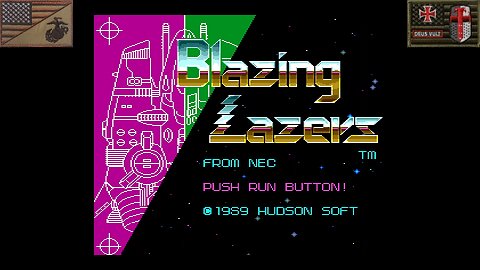 Blazing Lazers (TurboGrafx-16 - Attract Mode) [NA Version of "ガンヘッド"]