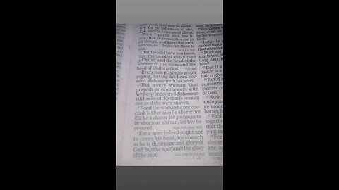 1 Corinthians 11:1-7