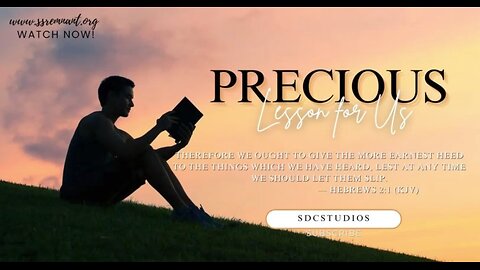 Precious lesson for us