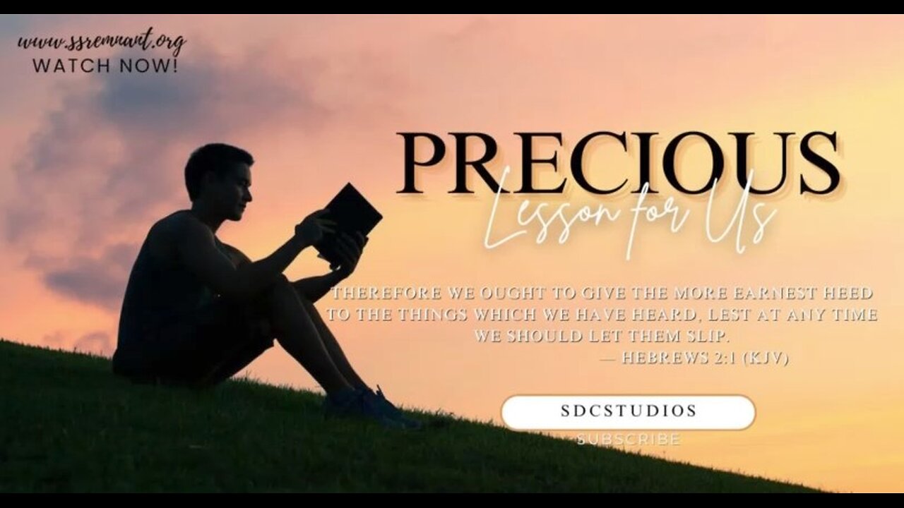 Precious lesson for us