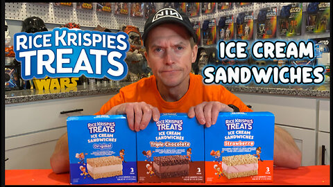 Rice Krispies Treats Ice Cream Sandwiches