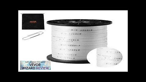 VEVOR Polyester Pull Tape 1/2" x 528' Mule Tape Flat Rope 1250 Review