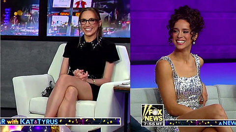 Kat Timpf with Madison Alworth, Emily Compagno and Kennedy Dec 31 2025