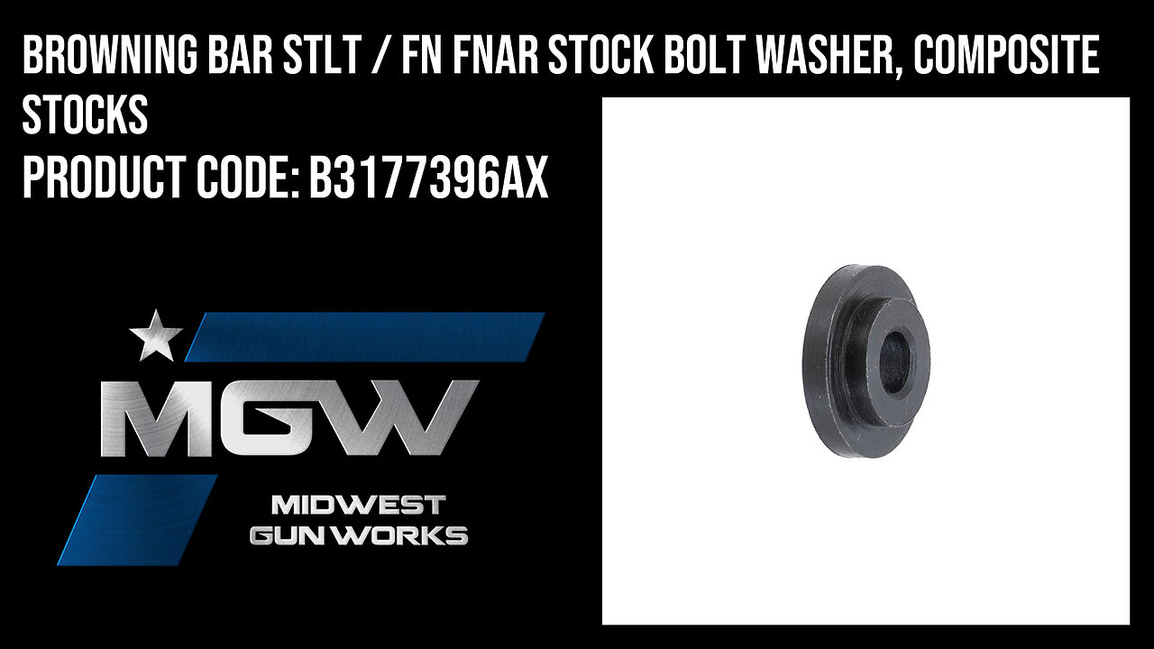 Browning BAR STLT / FN FNAR Stock Bolt Washer, Composite Stocks - B3177396AX