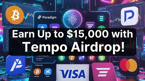 Tempo Airdrop Farming Guide: How to Qualify for Potential Rewards Up to $15,000!