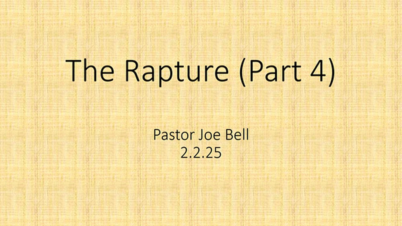 The Rapture Part 4