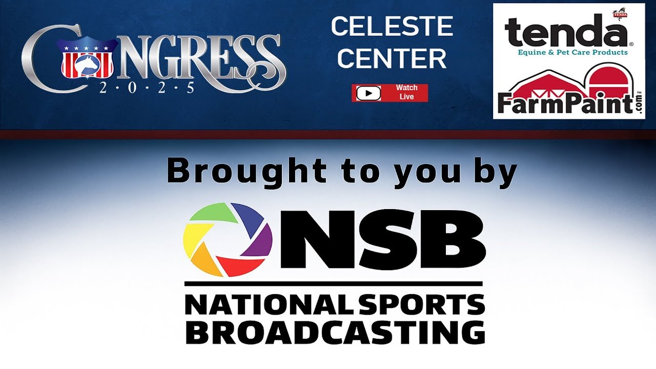 2025 Quarter Horse Congress * Celeste Center * Wednesday October 1st