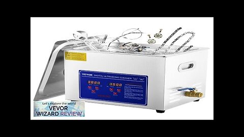 VEVOR Professional Ultrasonic Cleaner 10L Ultrasonic Jewelry Cleaner with Digital Timer Review