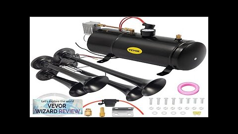 VEVOR 150DB Train Horns Kit for Trucks Super Loud with 120 PSI Review