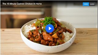 The 15-minute cashew chicken at home