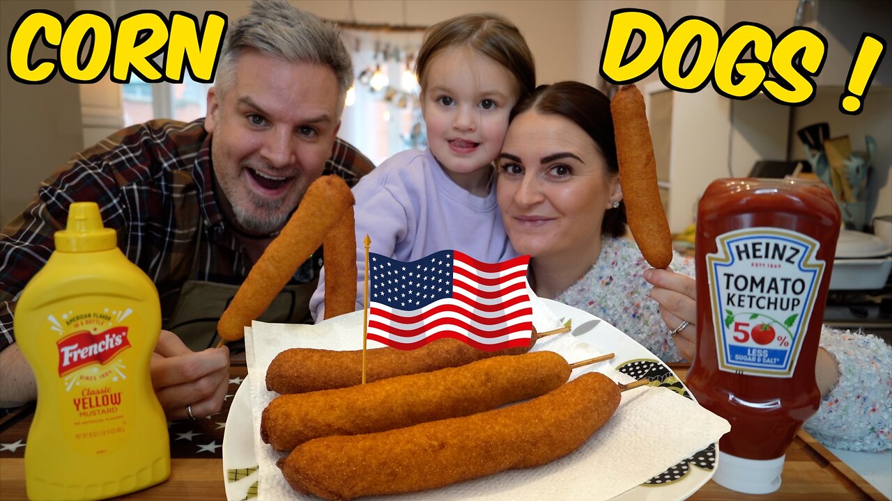 Brits Try to Make Corn Dogs from Scratch "Words fail me" !!