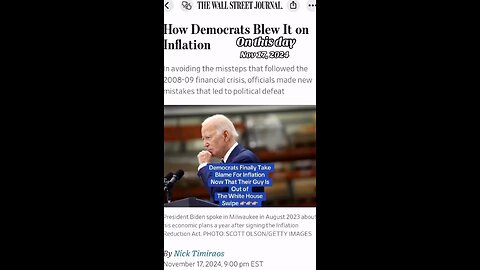 When democrats parroted “corporate greed,” instead of “inflation”