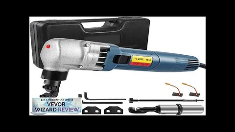 VEVOR Sheet Metal Nibbler 380W Electric Metal Nibbler 1800RPM High Speed Rotor Review