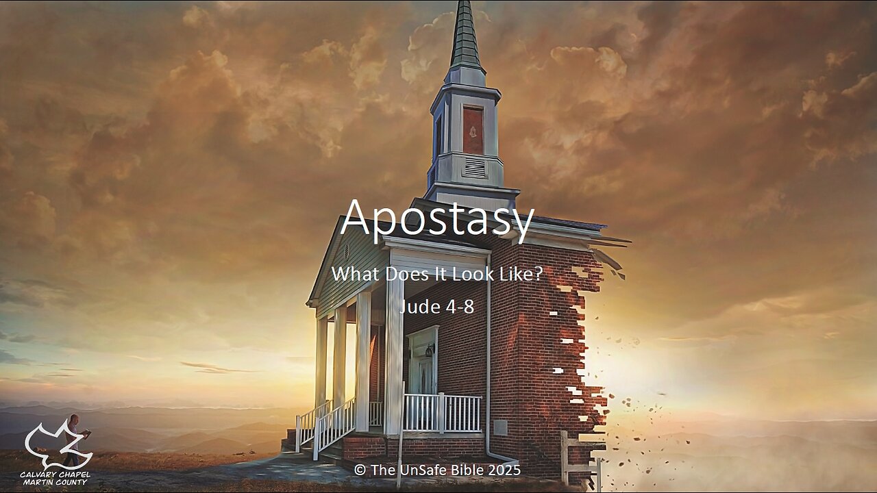 Jude 4-8 Apostasy