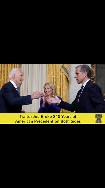Traitor Joe Broke 240 Years of American Precedent on Both Sides