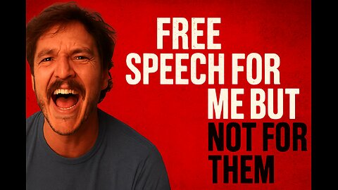They don't care about free speech...