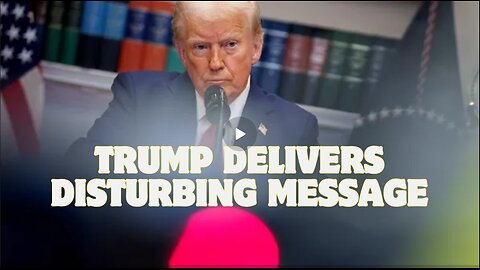 Trump Delivers Disturbing Message - Full-Scale War Declared, It's Happening Now!!!