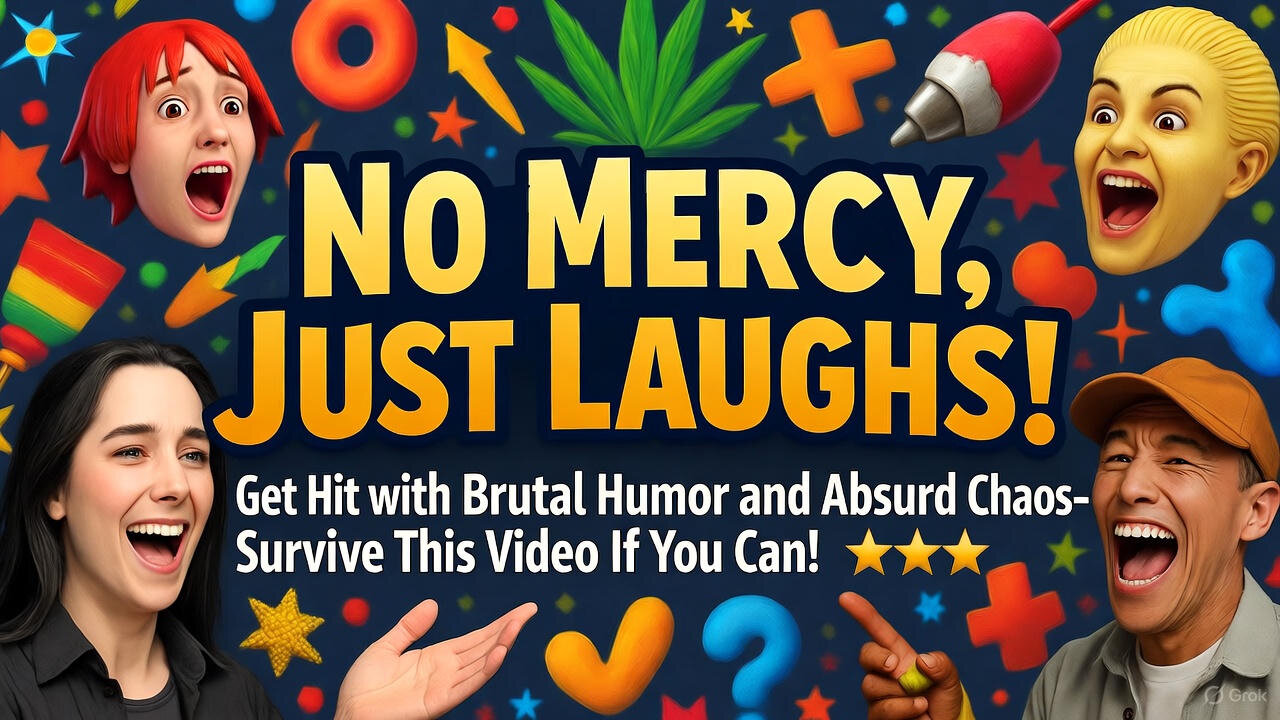 .No Mercy, Just Laughs! Get Hit with Brutal Humor and Absurd Chaos"