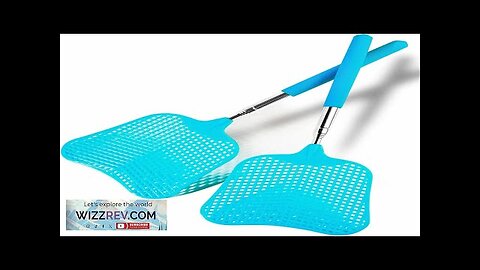 Wapodeai 2 Pack Fly Swatters Heavy Duty Set Fly Swatter Telescopic Fly Review