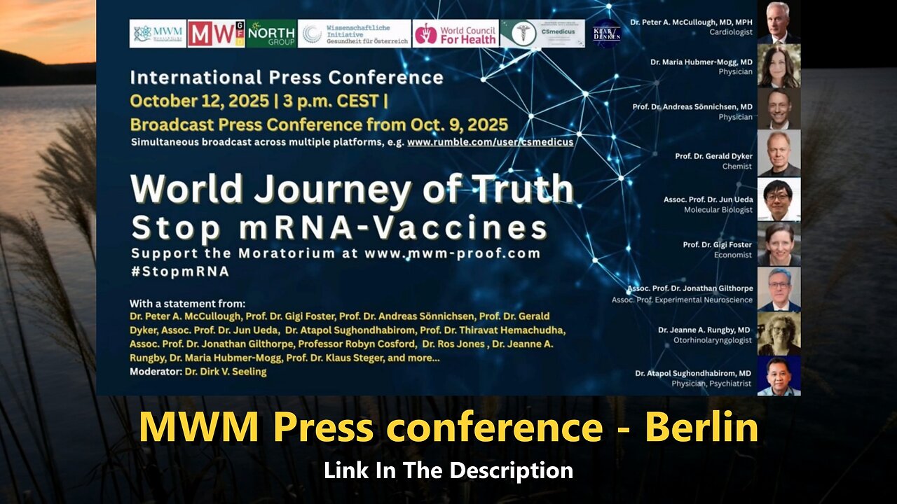 MWM Press conference - Berlin (Stop mRNA vaccines)