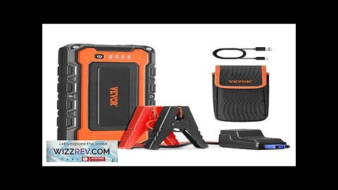 Car Jump Starter 3000A Booster Jumper Box 59.2Wh Portable Lithium Battery Review