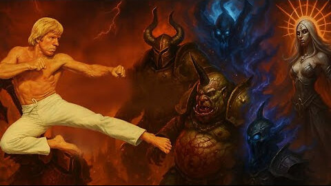 What If Chuck Norris Walked in Warhammer 40k?