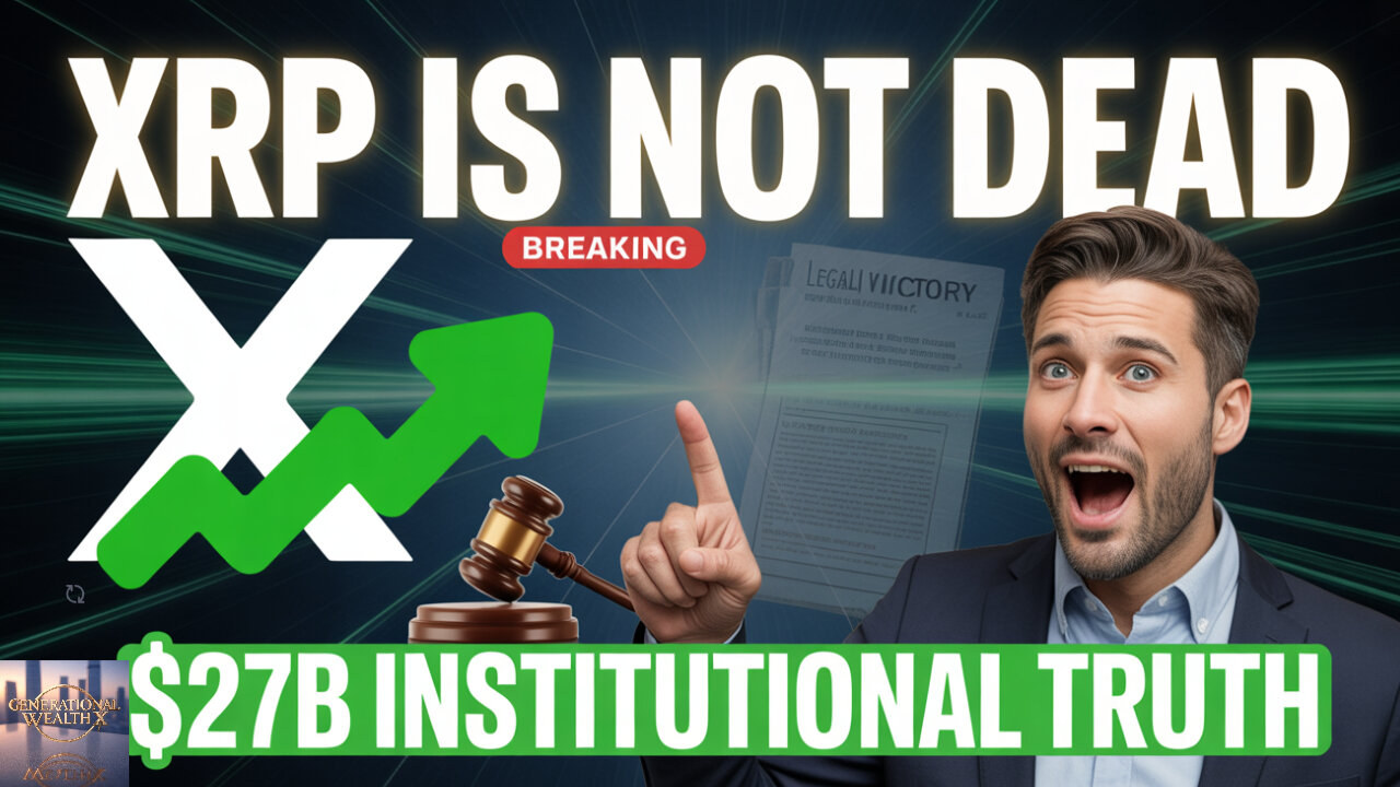 XRP IS NOT DEAD The $27B Institutional Truth They Hide From You