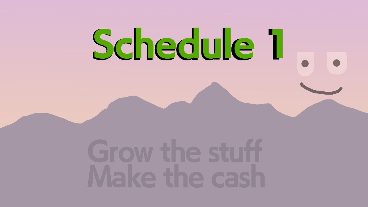 Schedule 1 (part 17) The update!