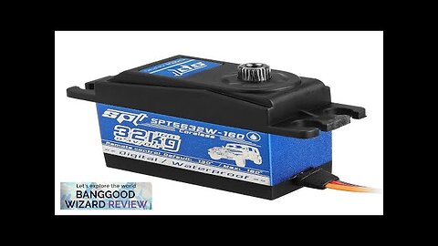 SPT Servo SPT5632W-160 32KG Coreless Digital Servo Waterproof Large Torque For 1/8 Review