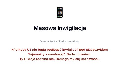 Masowa Inwigilacja
