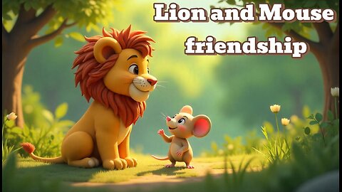 Lion and mouse Story|Friendshipstory|شیراورچوہا|#urdustory|#hindistories|#moralstories|#kidslearning