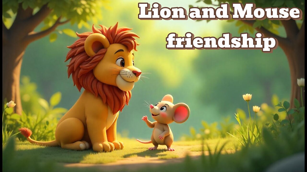 Lion and mouse Story|Friendshipstory|شیراورچوہا|#urdustory|#hindistories|#moralstories|#kidslearning