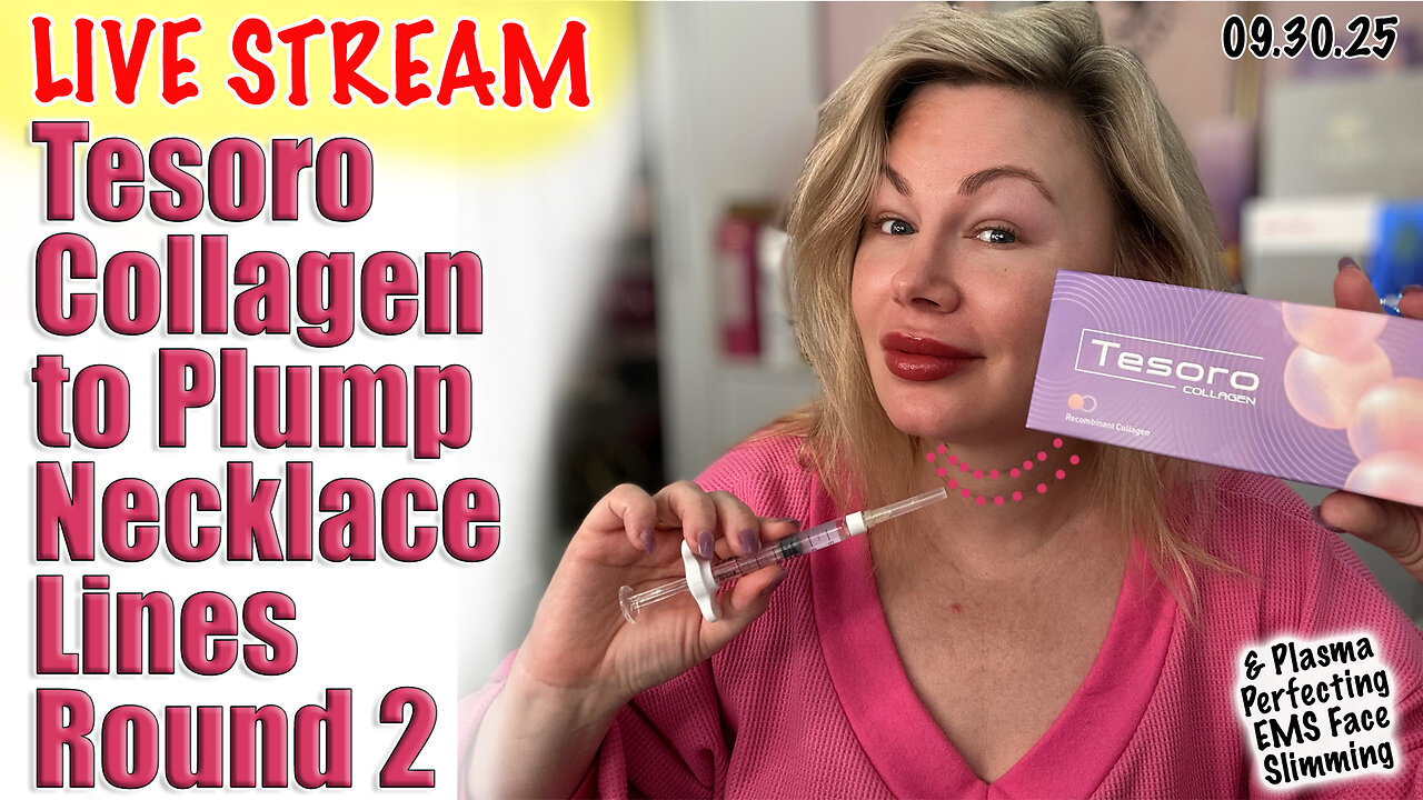 Live Tesoro Collagen for Necklace Line Plumping, Round 2! AceCosm.com and code Jessica10 Saves