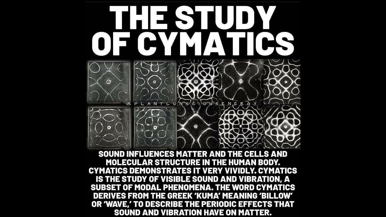 Cymatics & the Voice: How Sound Shapes Matter, Symbols & Healing