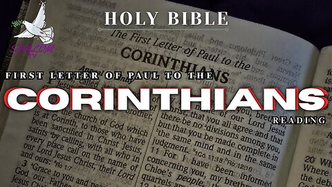 Complete Reading Of First Letter of PAUL to CORINTHIANS (NIV) | HOLY BIBLE