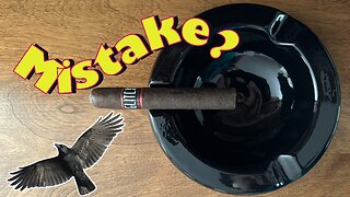 Cigar created from a mistake, Blackbird Glitch oscuro cigar review!