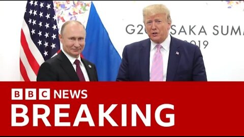 US President Donald Trump 'strongly considering' large-scale sanctions on Russia | BBC News