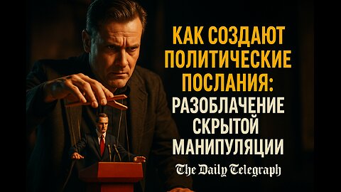 Как создают политические послания: разоблачение скрытой манипуляции | The Daily Telegraph