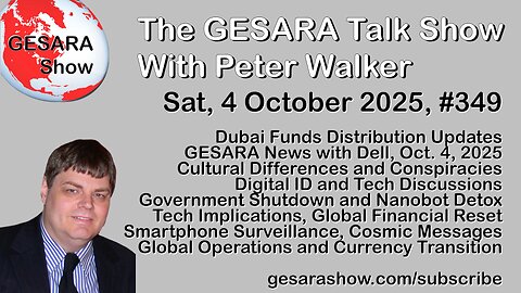 2025-10-04 GESARA Talk Show 349 - Saturday