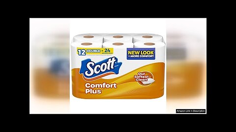 Scott ComfortPlus Toilet Paper, 12 Double Rolls, 231 Sheets per Roll, Septic-Safe, Review