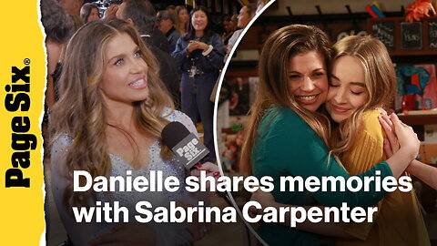 Danielle Fishel shares 'Girl Meets World' memories with Sabrina Carpenter after performing to 'Manchild' on 'DWTS' 
