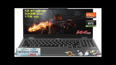 Lenovo LOQ Gaming Laptop 15.6" FHD IPS 144Hz (100% sRGB G-SYNC) AMD Review