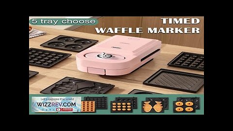 Electric Sandwich Maker Breakfast Machine Household Light Food Multi-Function Waffle Maker Review