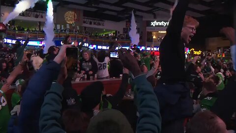 Fans celebrate Super Bowl victory in Philadelphia after Eagles beat Chiefs