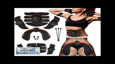 Electrical EMS Abs Muscle Stimulator Massager Abdominal Hip Trainer Waist Trimmer Review