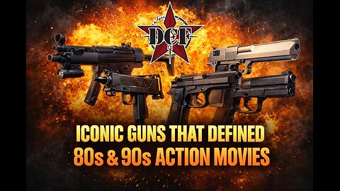 Iconic Guns That Defined 80s & 90s Action Movies